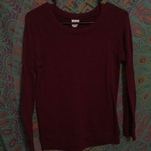 Plain maroon sweater